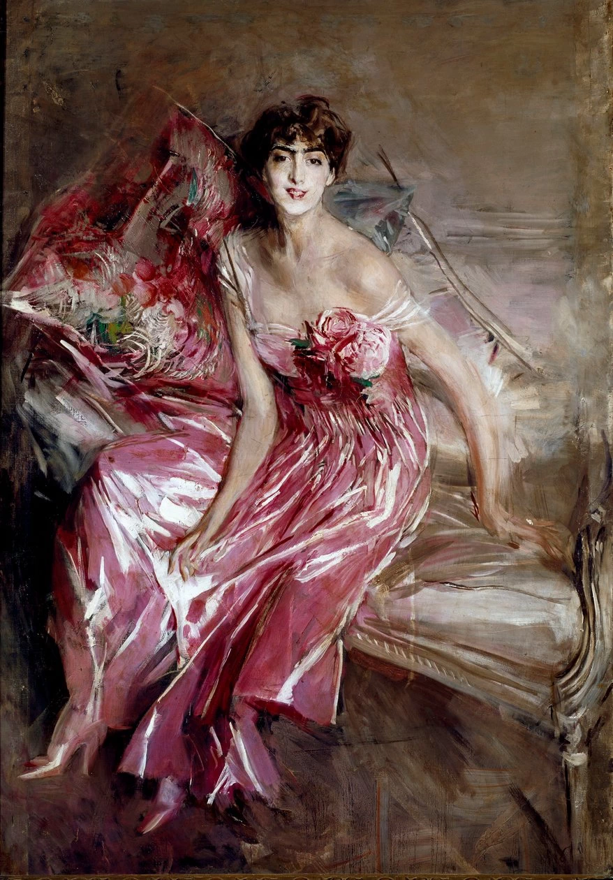 Ritratto di Madame Olivia Concha de Fontecilla o la Signora in Rosa